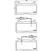 Mintex Front Brake Pad Set MDB3984