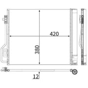 Mahle Air Conditioning Condenser AC 488 000P