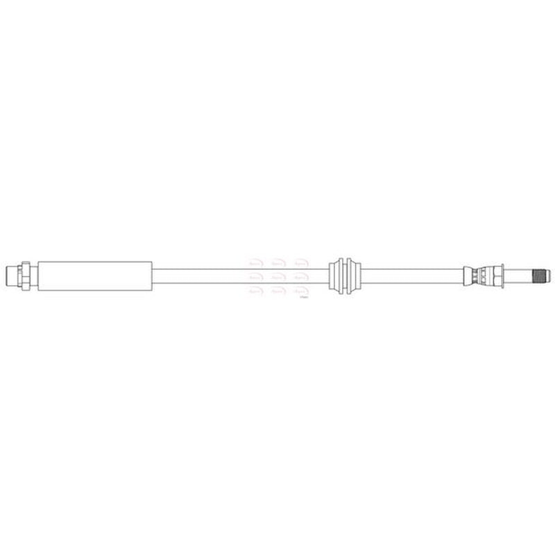 Apec Brake Hydraulic Hose Line Rear HOS4442