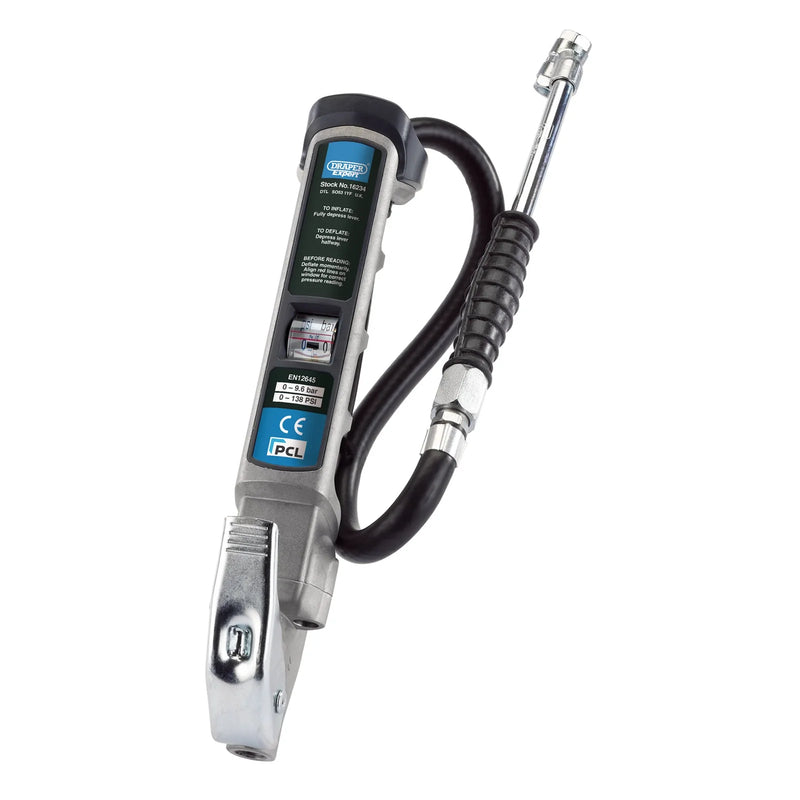 Draper Expert Hi-Flo Air Line Inflator ALG43 with Twin Connectors