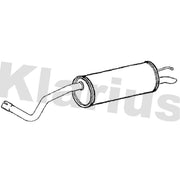 Klarius Box With Tail Pipe Rear VW958C