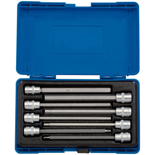 Draper Expert Hexagonal Socket Bit Set 3/8" Sq. Dr. 8 Piece