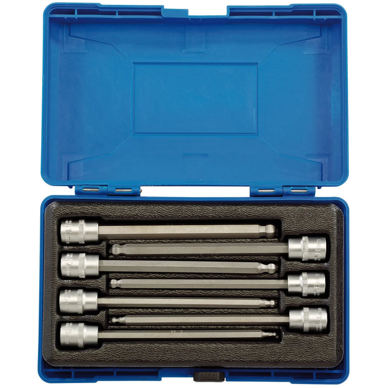 Draper Expert Hexagonal Socket Bit Set 3/8" Sq. Dr. 7 Piece