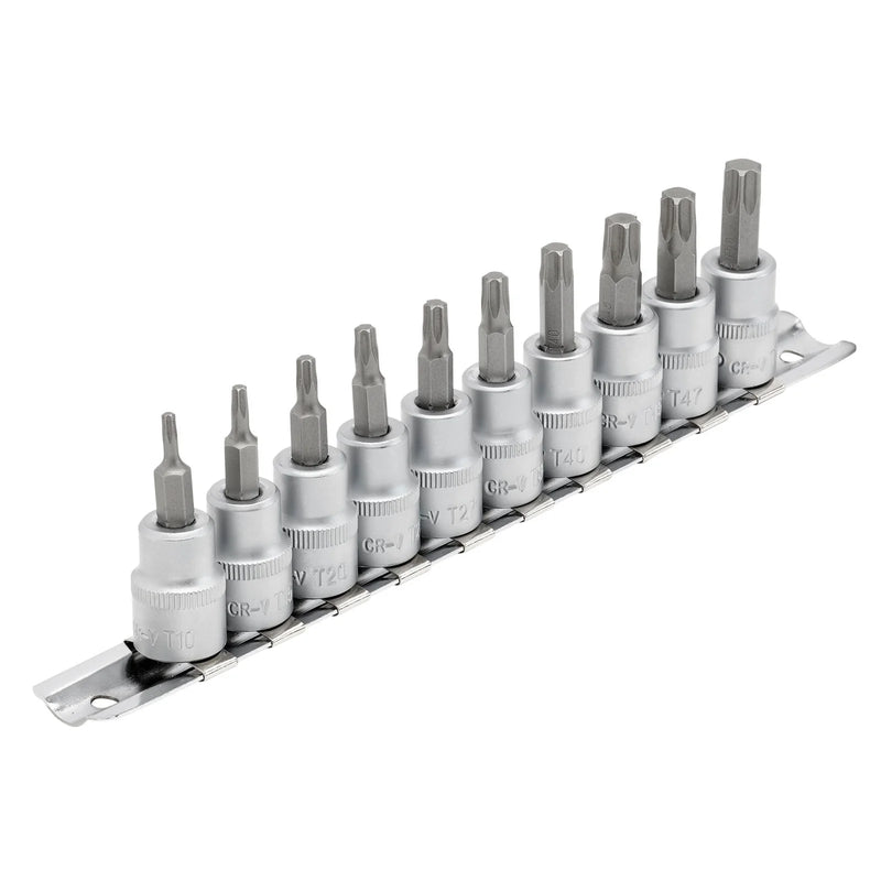Draper Expert TX-STAR® Socket Bit Set, 3/8" Sq. Dr., 10 Piece