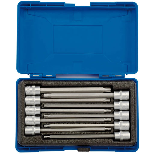 Draper Expert TX-STAR Long Socket Bit Set 3/8" Sq. Dr. 150mm