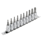 Draper Expert TX-STAR® Security Socket Bit Set 3/8" Sq. Dr. 10 Piece