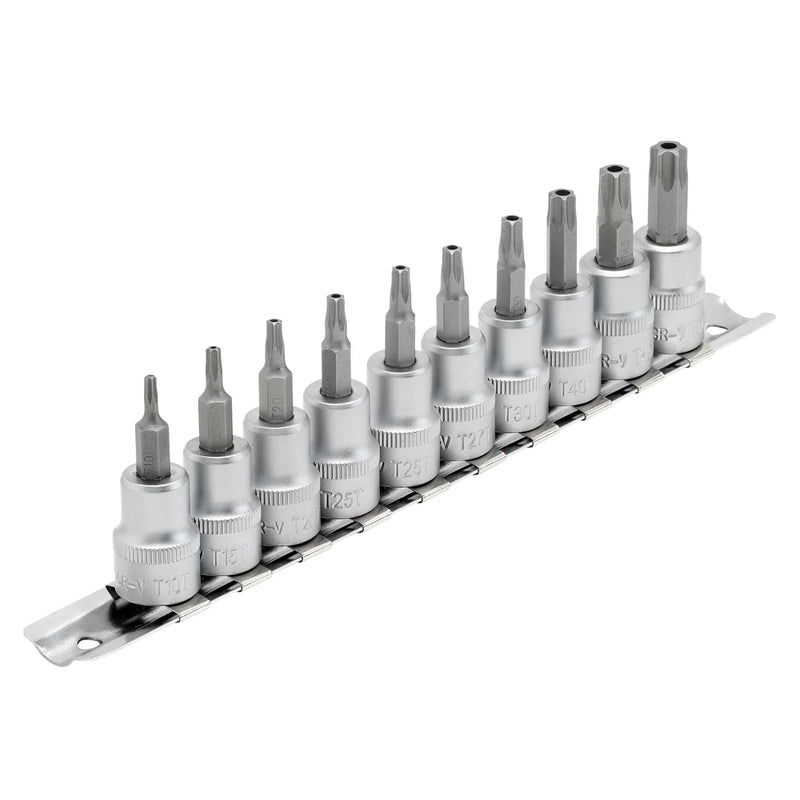 Draper Expert TX-STAR® Security Socket Bit Set 3/8" Sq. Dr. 10 Piece