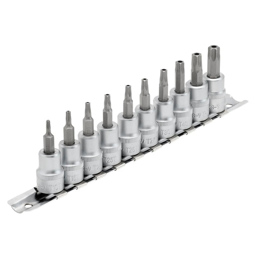 Draper Expert TX-STAR® Security Socket Bit Set 3/8" Sq. Dr. 10 Piece