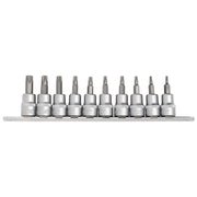 Draper Expert TX-STAR® Security Socket Bit Set 3/8" Sq. Dr. 10 Piece