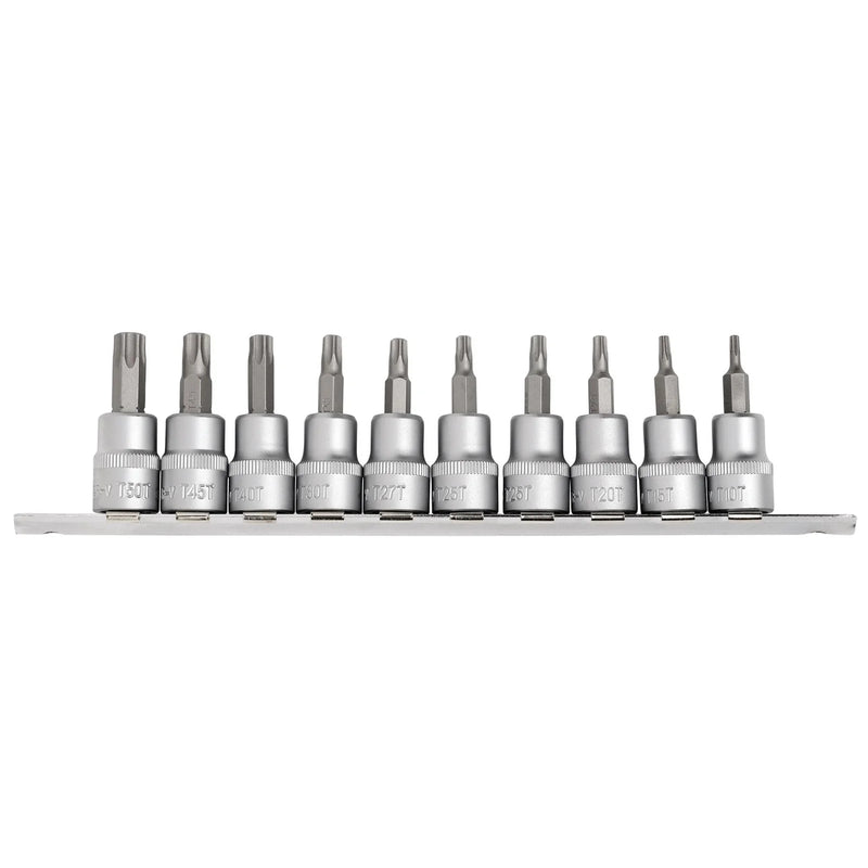 Draper Expert TX-STAR® Security Socket Bit Set 3/8" Sq. Dr. 10 Piece