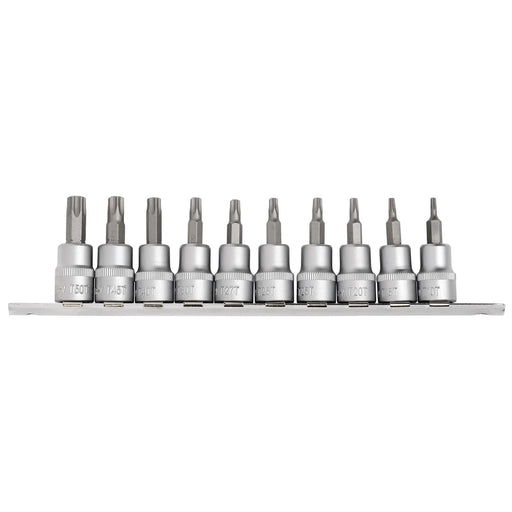 Draper Expert TX-STAR® Security Socket Bit Set 3/8" Sq. Dr. 10 Piece