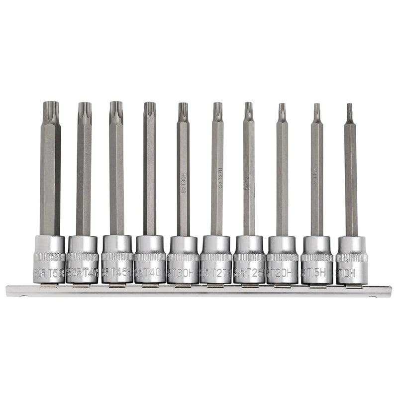 Draper Expert TX-STAR Security Socket Bit Set 3/8" Sq. Dr. 10 Piece