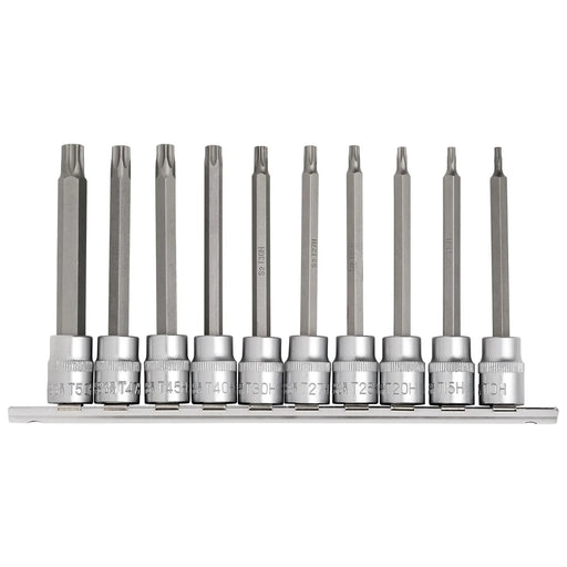 Draper Expert TX-STAR Security Socket Bit Set 3/8" Sq. Dr. 10 Piece