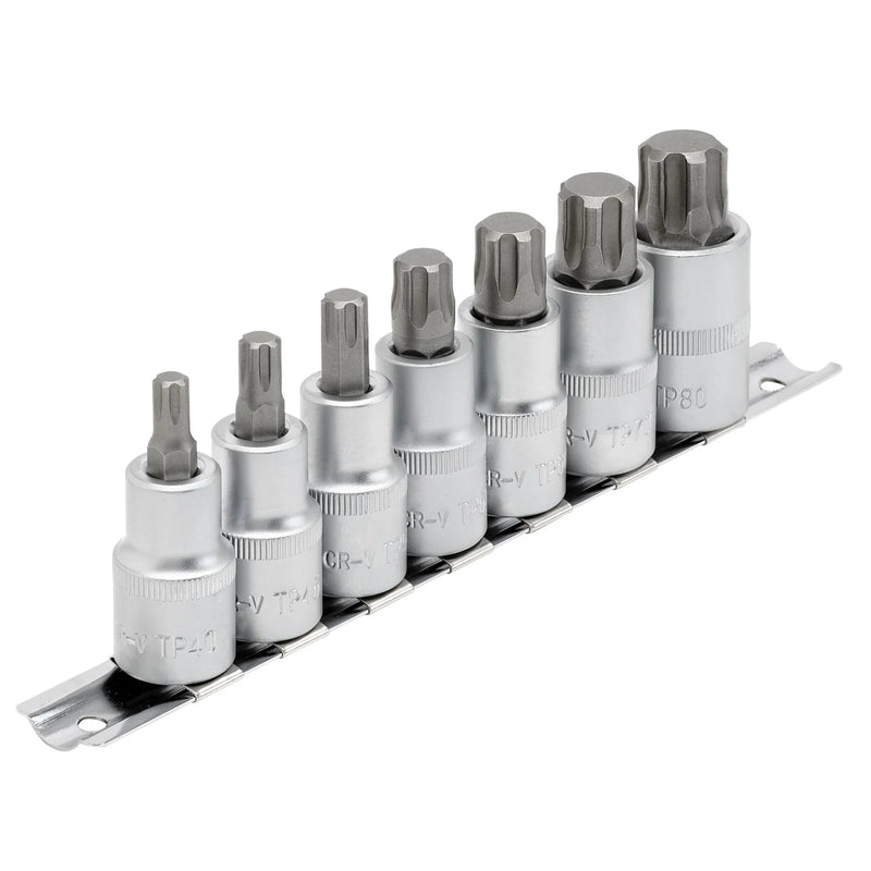 Draper Expert TX-STAR Plus Socket Bit Set 1/2" Sq. Dr. 55mm