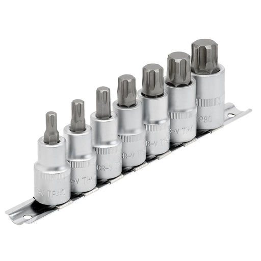 Draper Expert TX-STAR Plus Socket Bit Set 1/2" Sq. Dr. 55mm