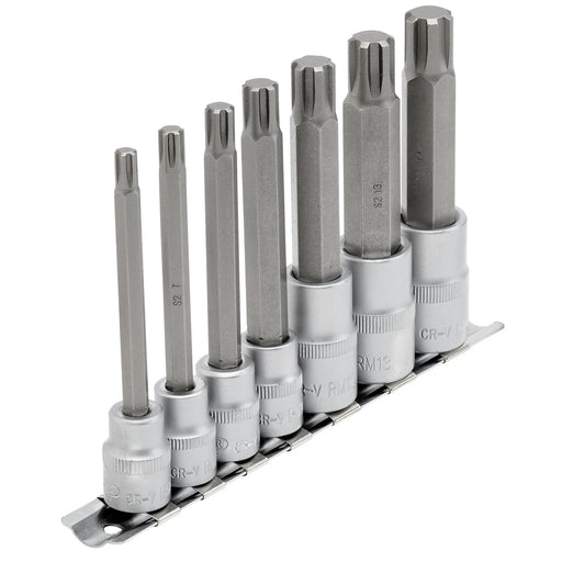 Draper Expert Ribe® Socket Bit Set 7 Piece 3/8" & 1/2" Dr.
