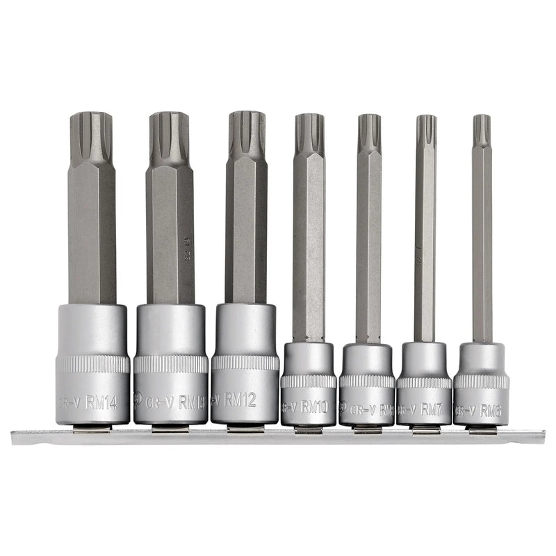 Draper Expert Ribe® Socket Bit Set 7 Piece 3/8" & 1/2" Dr.