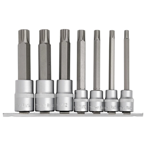 Draper Expert Ribe® Socket Bit Set 7 Piece 3/8" & 1/2" Dr.