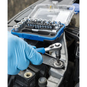 Draper Socket Set, 25 Piece, 1/4" Square Drive