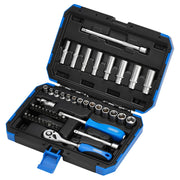 Draper Metric Socket Set, 1/4" Sq. Dr. (47 Piece)