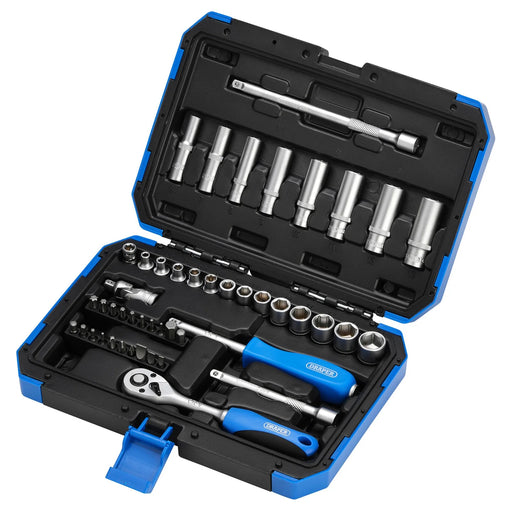 Draper Metric Socket Set, 1/4" Sq. Dr. (47 Piece)
