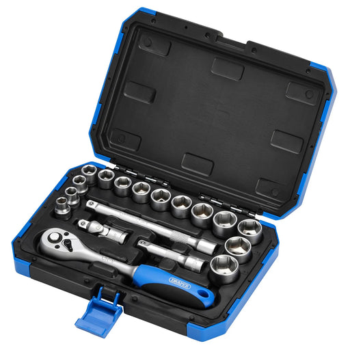 Draper HI-TORQ® Socket Set 3/8" Sq. Dr. 18 Piece