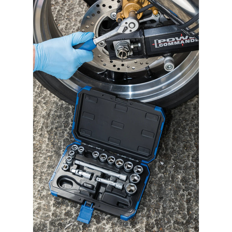 Draper HI-TORQ® Socket Set 3/8" Sq. Dr. 18 Piece