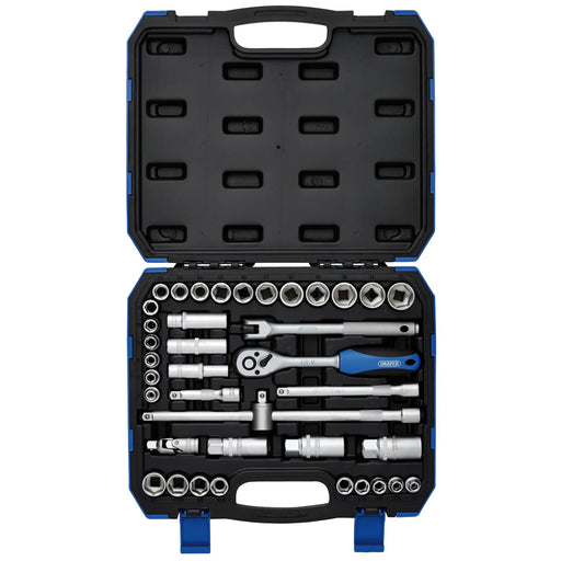 Draper Socket Set, 39 Piece, 3/8" Drive