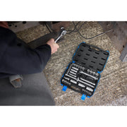 Draper Socket Set, 39 Piece, 3/8" Drive