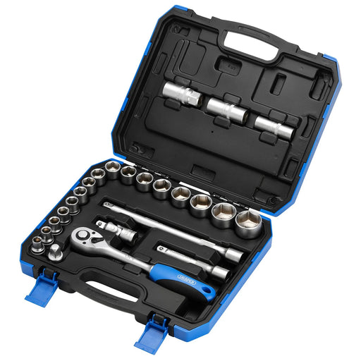 Draper Metric Socket Set 1/2" Sq. Dr. 24 Piece