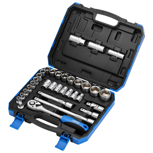 Draper HI-TORQ® Socket Set 33 Piece 1/2" Sq. Dr.