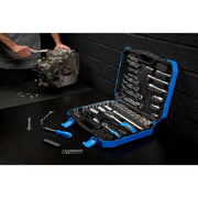Draper Metric Tool Kit 75 Piece, 1/4" 3/8" 1/2" Square Drive