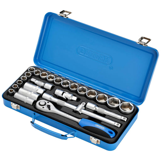 Draper Metric Socket Set 1/2" Sq. Dr. 26 Piece