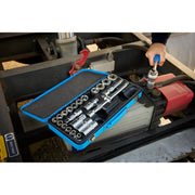 Draper Metric Socket Set 1/2" Sq. Dr. 26 Piece