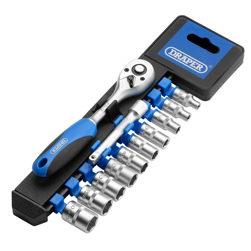 Draper Metric Socket and Ratchet Set, 12 Piece