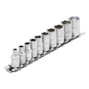 Draper Metric Socket Set, 1/4" Sq. Dr. (10 Piece)