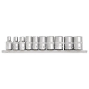 Draper Metric Socket Set, 1/4" Sq. Dr. (10 Piece)
