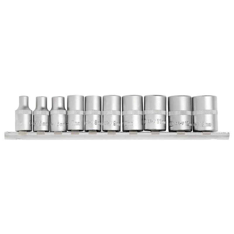 Draper Metric Socket Set, 1/4" Sq. Dr. (10 Piece)