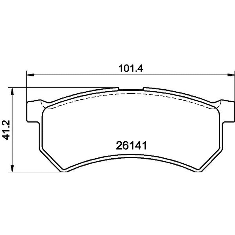 Mintex Brake Pad Set MDB4162