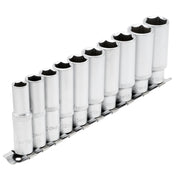 Draper Deep Socket Set 3/8" Sq. Dr. 10 Piece
