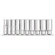 Draper Deep Socket Set 3/8" Sq. Dr. 10 Piece