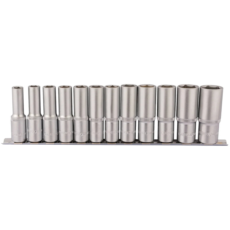 Draper Deep Socket Set 1/2" Sq. Dr. 12 Piece