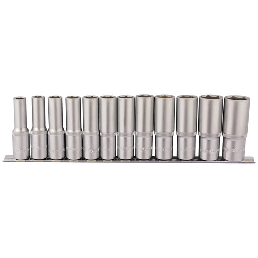 Draper Deep Socket Set 1/2" Sq. Dr. 12 Piece