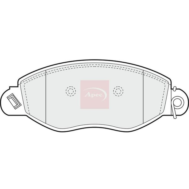 Apec Front Brake Pad Set PAD1183