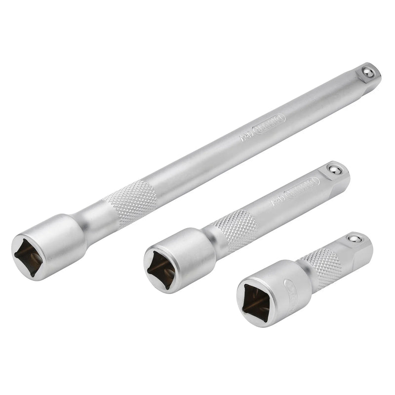Draper Extension Bar Set, Square Drive, 3 Piece
