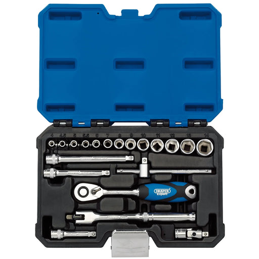 Draper Expert Socket Set, 20 Piece, 1/4" Sq. Dr.