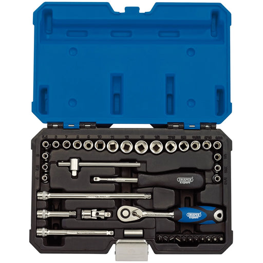 Draper Expert Socket Set 1/4" Sq. Dr. 40 Piece