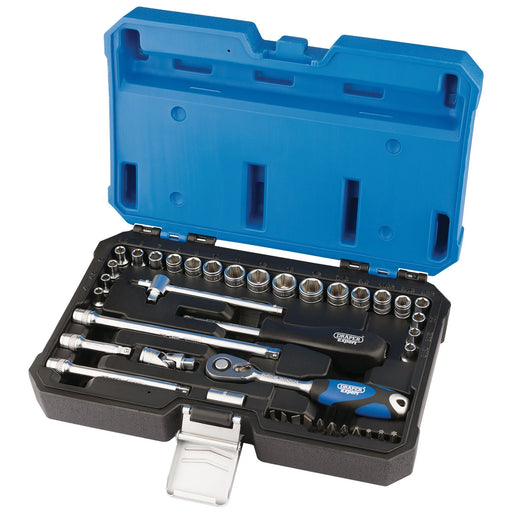 Draper Expert Socket Set 1/4" Sq. Dr. 40 Piece