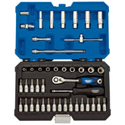 Draper Expert Socket Set, 1/4" Sq. Dr., 44 Piece