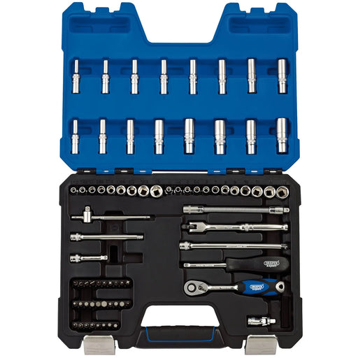 Draper Expert Socket Set, 75 Piece, 1/4" Sq. Dr.